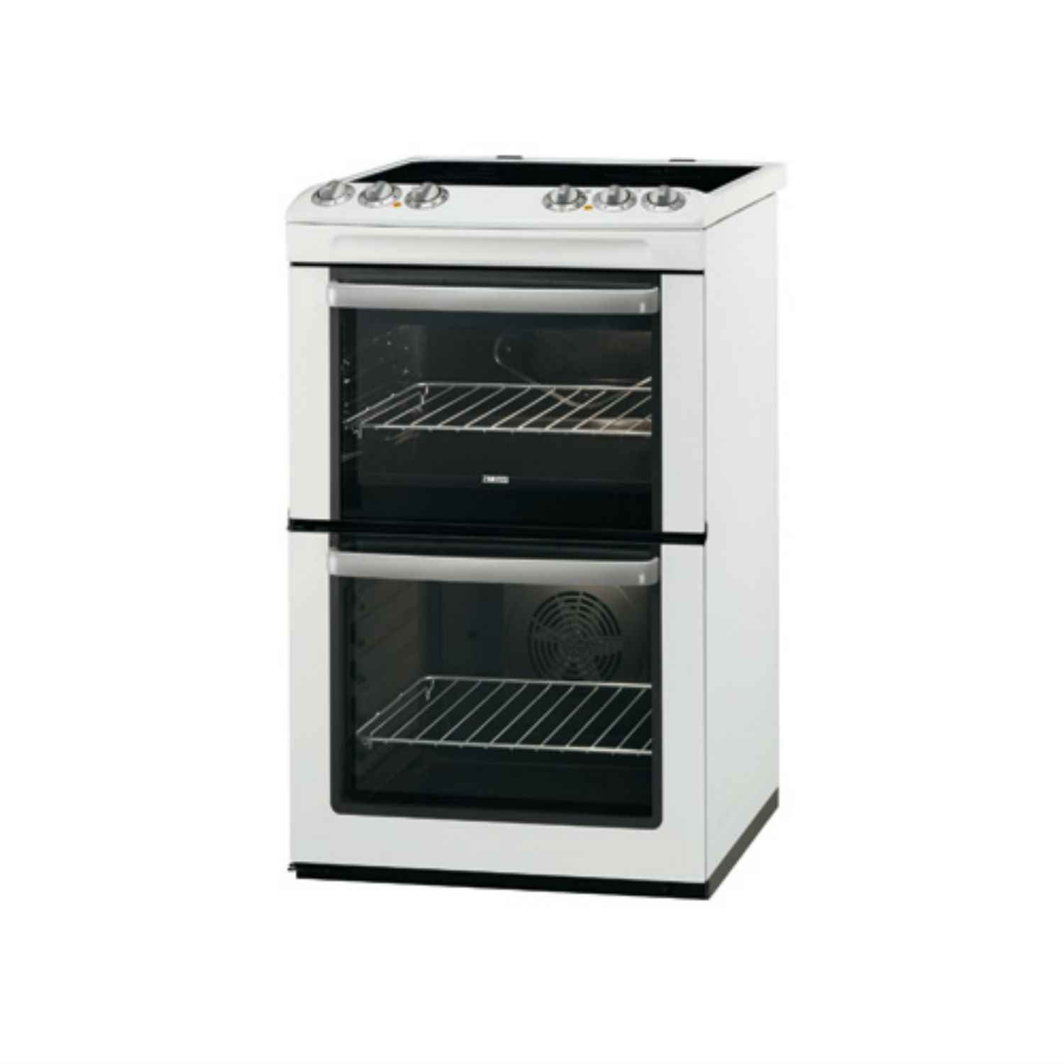 zanussi 55cm double oven electric cooker