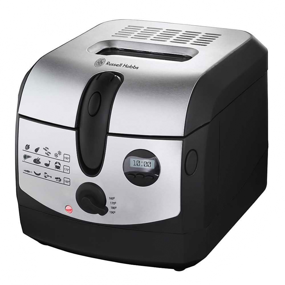 RUSSELL HOBBS BRUSHED STAINLESS STEEL DIGITAL DEEP FAT FRYER 17942