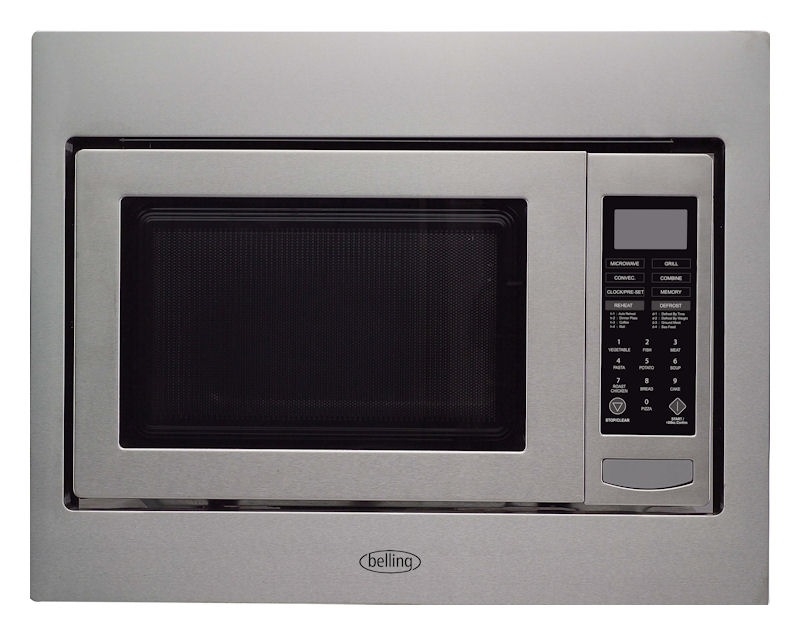 BELLING STAINLESS STEEL 900W 25L BUILT IN MICROWAVE BIMW60STASS