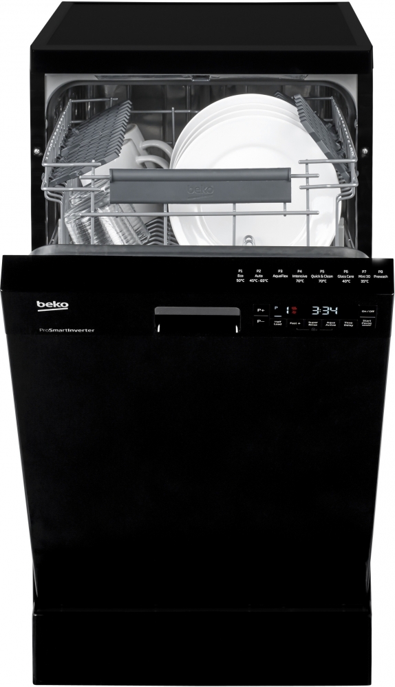 BEKO BLACK SLIM LINE DISHWASHER DFS28R20B
