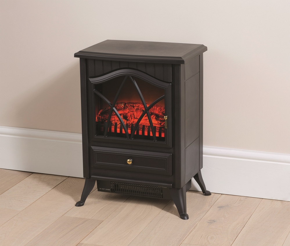 DAEWOO BLACK FLAME EFFECT STOVE HEATER HEA1128