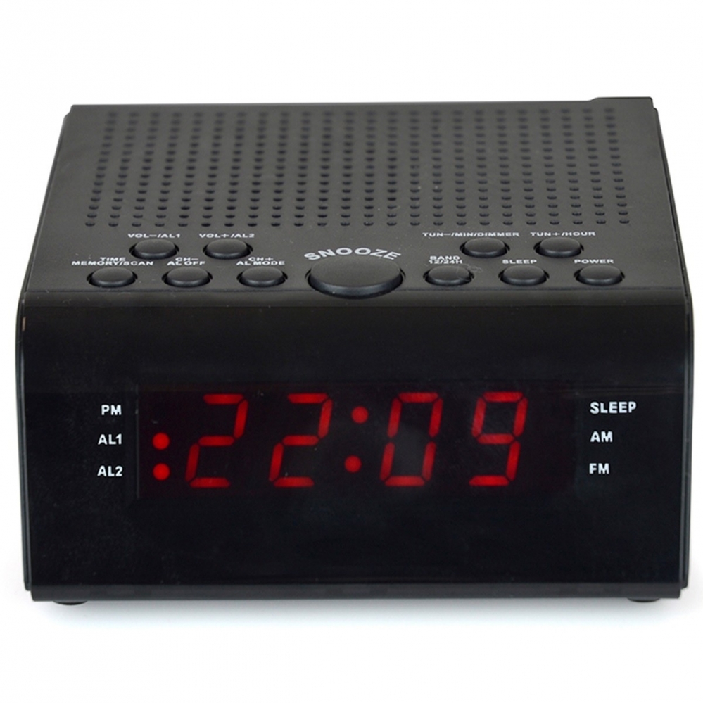 LLOYTRON SUNRISE PLL ALARM CLOCK RADIO J2007BK