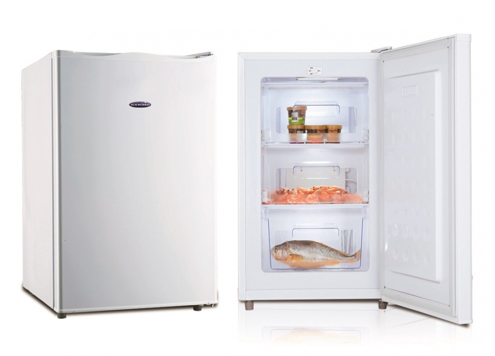 ICEKING WHITE 50CM WIDE UNDER COUNTER FREEZER RZ84W